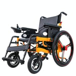 YLJYJ Foldable Power Compact Mobility Aid Wheel Chair,Lightweight Electric Wheelchair Portable Medical Scooter