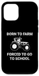 Coque pour iPhone 15 Agriculteur Tracteur Paysan Agriculture Enfants Cadeaux