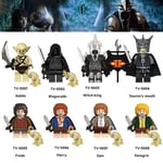 Sagan om ringen filmerna The Hobbit klossar dockor mini action leksaksfigurer B A11