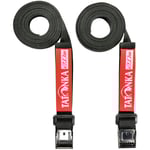 Tatonka Easy Strap 18mm/2,0m, spännband, svart, 1 par