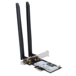Adaptateur WiFi PCI Express pour Qualcomm Atheros 1200Mbps 802.11ac pour Bluetooth 4.1 QCNFA344