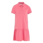 Tommy Hilfiger Girl's Essential Polo Dress KG0KG07777, Glamour Pink, 8 Years