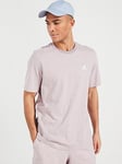 adidas Sportswear Mens Essentials Melange T-Shirt - Lilac, Light Purple, Size M, Men