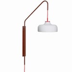 Hübsch Current Vegglampe, Rød/Maroon Rød Jern