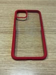 Clear / Side Red Phone Case For Iphone 11 Pro Max Free Postage Express