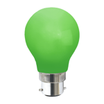 Star Trading grön LED lampa 16lm B22d 0,9W