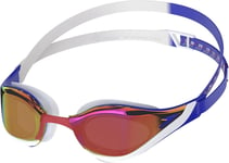 SPEEDO FASTSKIN PURE FOCUS MIRROR SWIMMING GOGGLES COMPETITION RED/WHITE/BLUE