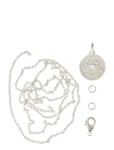 Zodiac Coin Pendant And Chain Set, Cancer Toys Creativity Drawing & Crafts Craft Jewellery & Accessories Silver Me & My Box