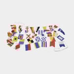 Plastimo Flaggspel med signalflaggor String Of Penants, 40 flaggor, 22 x 12 cm, meter
