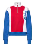 Polo Sport Quarter-Zip Racing Pullover Tops Sweat-shirts & Hoodies Sweat-shirts Multi/patterned Polo Ralph Lauren
