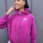 NIKE Air Womens Pink Fleece Jacket Size XXL Brand New With Tags - Zip Up -