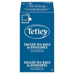 50 x Tetley Tea Bags Individual Envelope Tagged Sachet Tea Bags
