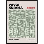 Gallerix Poster Green Pattern Yayoi Kusama 5163-21x30G
