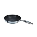 Circulon SteelShield C Series Stainless Steel Frying Pan 25cm - Induction Frying Pan with Hybrid Non Stick, Metal Utensil Safe & Dishwasher Safe Cookware