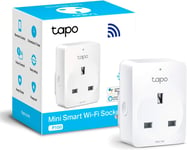Tp-Link Tapo P100 Smart Plug Wi-Fi Outlet, Works with Alexa &Google Home
