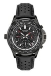 Sekonda 1864 Mens Chronograph Multi Dial With Black Leather Strap. Sports Watch