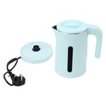 (Blue)Electric Kettle UK Plug 220V 2L Double Layers Stainless Steel Safe