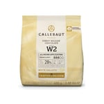 Callebaut Choklad Vita Chokladknappar W2, 400 g -