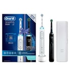 Oral-B Smart 6 Black & White Electric Toothbrush Duo Pack
