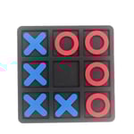 Tre i Rad Spel / Luffarschack - 10 cm Svart