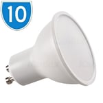 10x LED GU10 Cool White 5000K 320lm Downlight Spot Light Bulb 4W = 28w 25w 30w
