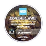 Nash Baseline Sinking 1200 M Flätad Lina  0.240 mm