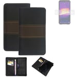 Wallet Case for Ulefone Armor 9 Protective Case + Cell Phone Case Brown Booklet 