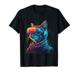 Neon Feline Fantasy T-Shirt