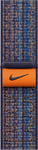 Apple Watch 45 mm Game Royal/oranssi Nike Sport Loop -ranneke (MTL53)
