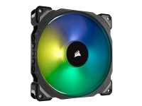 CORSAIR ML Series ML140 PRO RGB LED Premium Magnetic Levitation - Lådfläkt - 140 mm - vit, blå, gul, röd, grön, orange, violett