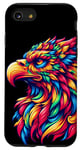 Coque pour iPhone SE (2020) / 7 / 8 Illustration animale griffin cool esprit tie-dye art