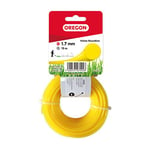 Oregon 69-350-Y Yellow Round Strimmer Line/Wire for Grass Trimmers and Brushcutters, 1.7 mm x 15 m