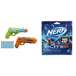 Nerf F2479EU4 Roblox Jailbreak: Armoury, Includes 2 Blasters, 10 Darts, Code to Unlock in-Game Virtual Item & Elite 2.0 20-Dart Refill Pack - Includes 20 Official Elite 2.0 Darts