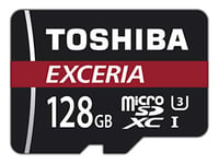 Toshiba EXCERIA M302 128Go carte mémoire Micro SD de 90 Mo / s 4K - THN-M302R1280EA