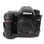Nikon D7500 Digital SLR kameraskydd för nederdelen syntetläder - Svart