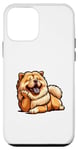 Coque pour iPhone 12 mini Chow chow chien mignon drôle chow chow art kawaii chien