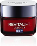 L’Oréal Paris Laser Renew Triple Action Anti-Ageing Night Cream, Reduce Wrinkle