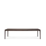 Ethnicraft - Bok Extendable Dining Table Brown Oak - 100x180-280 cm - Matbord - Brun - Trä