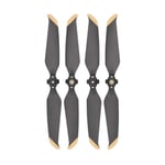 4pcs Low Noise Propellers/Fit For - DJI Mavic Aria 2 / Accessories 7238 Props Folding Blade Quick Release Propeller (Color : Gold)