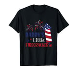 Daddy's Little Firecracker 4Th of July Independence day T-Shirt