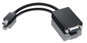 Lenovo 0A36536 videokabelkobling VGA (D-Sub) Mini DisplayPort Sort