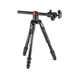 Manfrotto Befree GT XPRO Aluminium Camera Tripod, 496 Centre Ball Head, M-Lock System, 90 Degree Column, 200PL-PRO Plate, for DSLRs and CSC with Long Lenses, Macro photography, MKBFRA4GTXP-BH