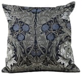 Africa Marigold velvet kuddfodral cornflower William Morris
