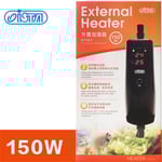ISTA-Radiateur à affichage numérique à cristaux liquides,chauffage externe pour aquarium,fournitures de radiateurs,150W,300W,500W - Type 150W-EU adapter plug