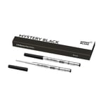 Montblanc 2 Ballpoint Pen Refill Broad, Mystery Black MB128212