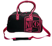 New Vintage NIKE GYM CLUB Bag Holdall BA4304 Black and Pink