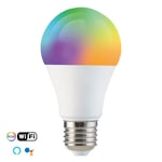 euroLighting LED-lamppu E27 5,5W Tuya-app RGBW, WiFi, himmennys
