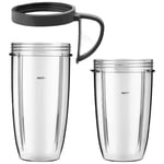Cup Mug Handle Rim for NUTRIBULLET Blender Juicer 600W 900W 24oz 700ml + 32oz 1L