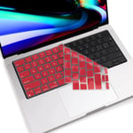 Apple MacBook Pro 16" Keyboard Cover Skin (M2, 2023) Red