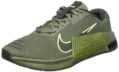 Nike Men's Metcon 9 Cross Trainer, Olive/Sequoia-High Voltage, 10.5 UK